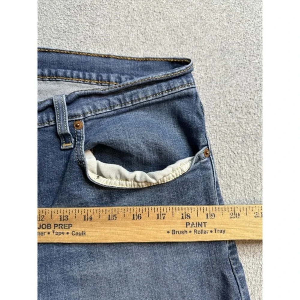 Levis 559 Jeans Mens 34x32 (34x29) Medium Blue Relaxed Straight Denim‎ Stretch